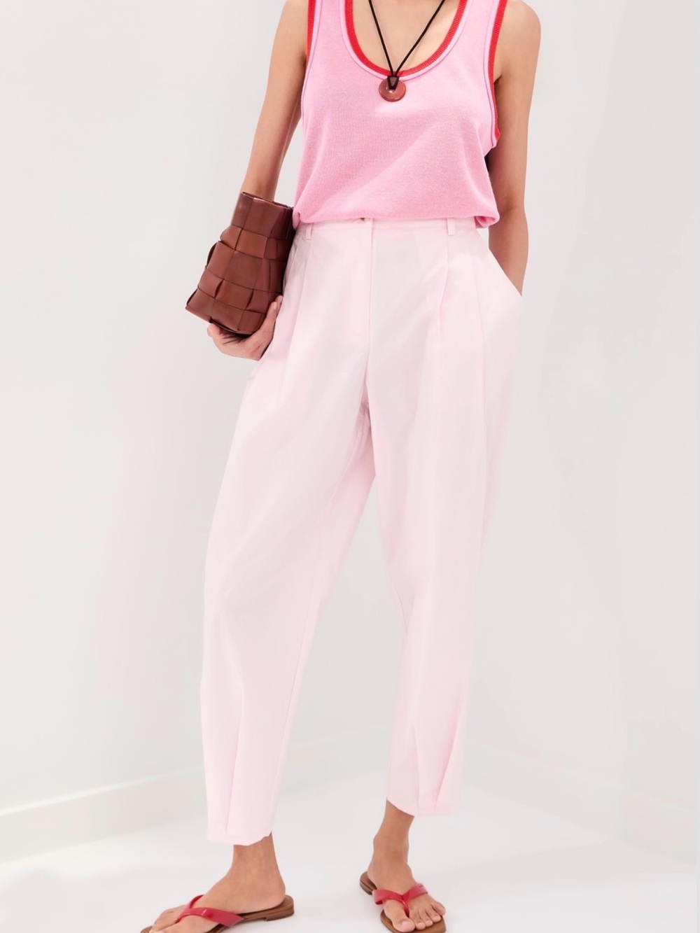 Le Bop by Shopbop - Wilder Poplin pants in pink